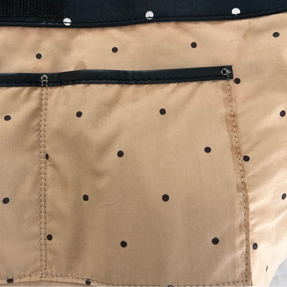 Kate Spade Vintage Black & White Polka Dot Double Handle Shoulder Bag - Picture 14 of 14